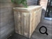 Containerberging in gebruikt steigerhout. Stilwood.